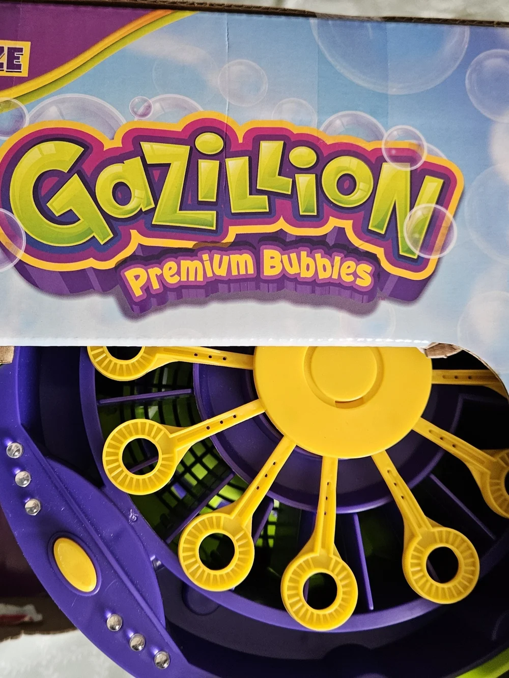 Ultimate Bubble Machine Playset - Green & Purple